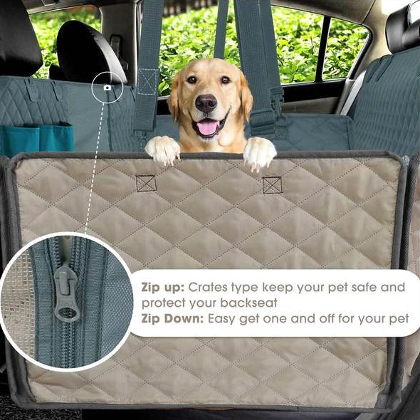 Premium Dog Car Seat Cover Waterproof Hammock Protector-CQA9417511043368-564575 CQA9417511043368
