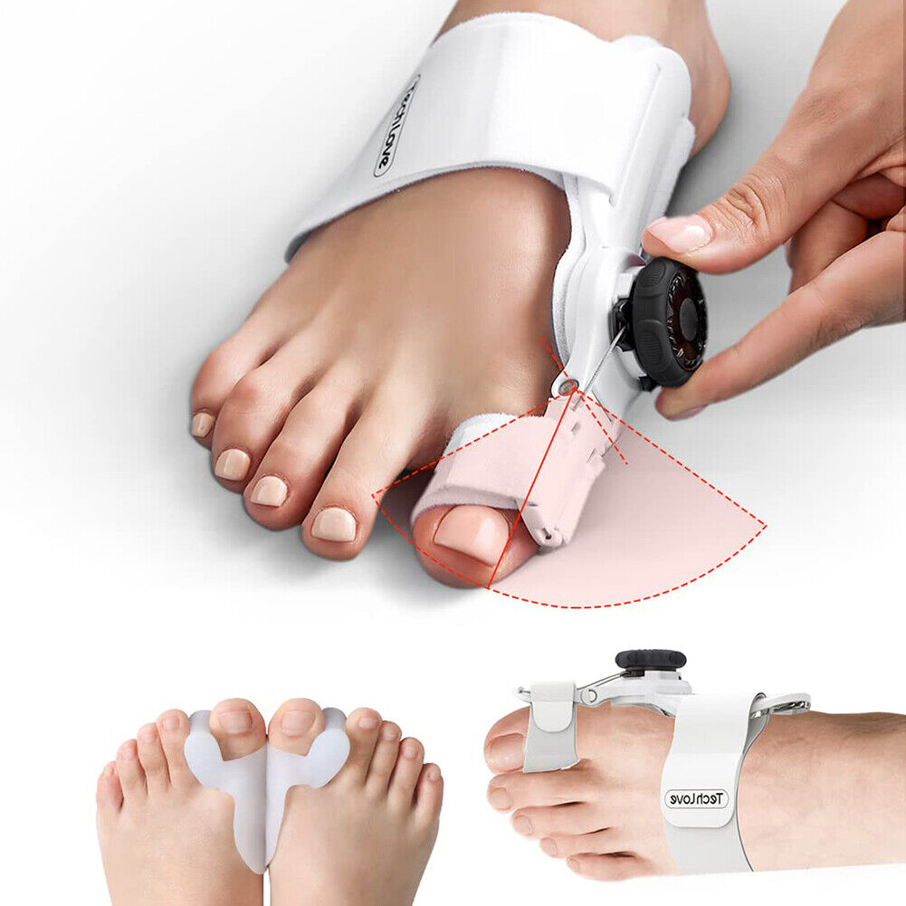 Premium Grade Bunion Toe Splint Straightener Corrector-CQA9417510617384-Black-564575 CQA9417510617384