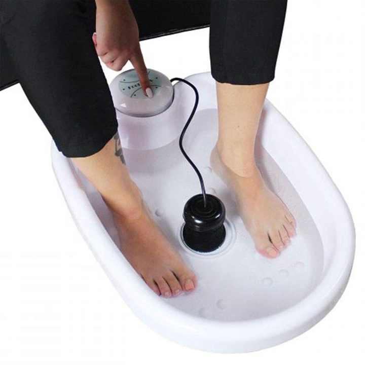 Premium Ionic Foot Detox Cleanse Vibrating Whirlpool Soak Bath-564575 