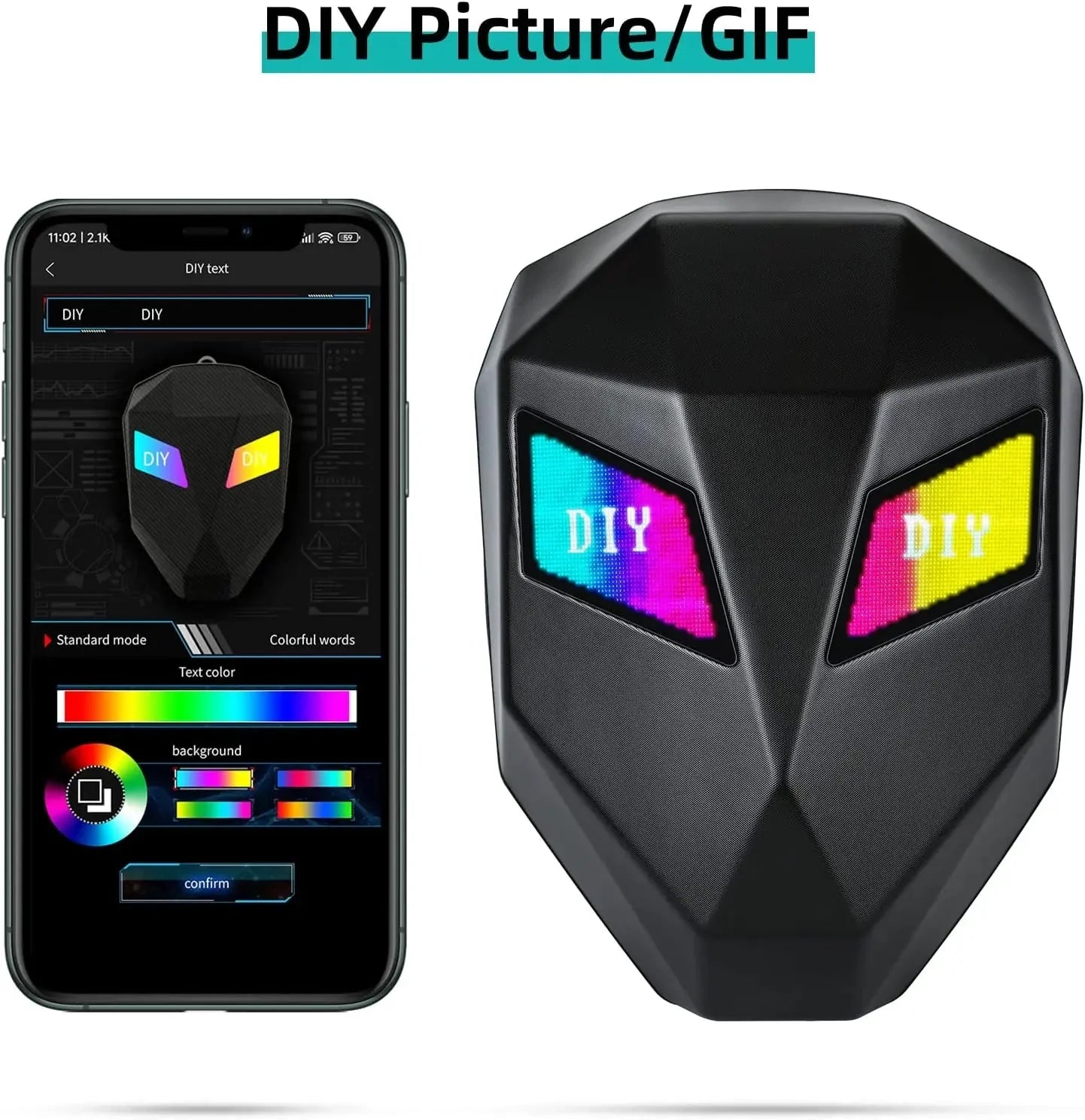 Premium Knight LED Bike Backpack with Programmable Full Color Screen-CQA9417469395240-564575 CQA9417469395240