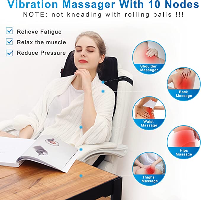 Premium Massage Chair Pad - Top Rated Car Seat Massager-CQA9417509601576-564575 CQA9417509601576