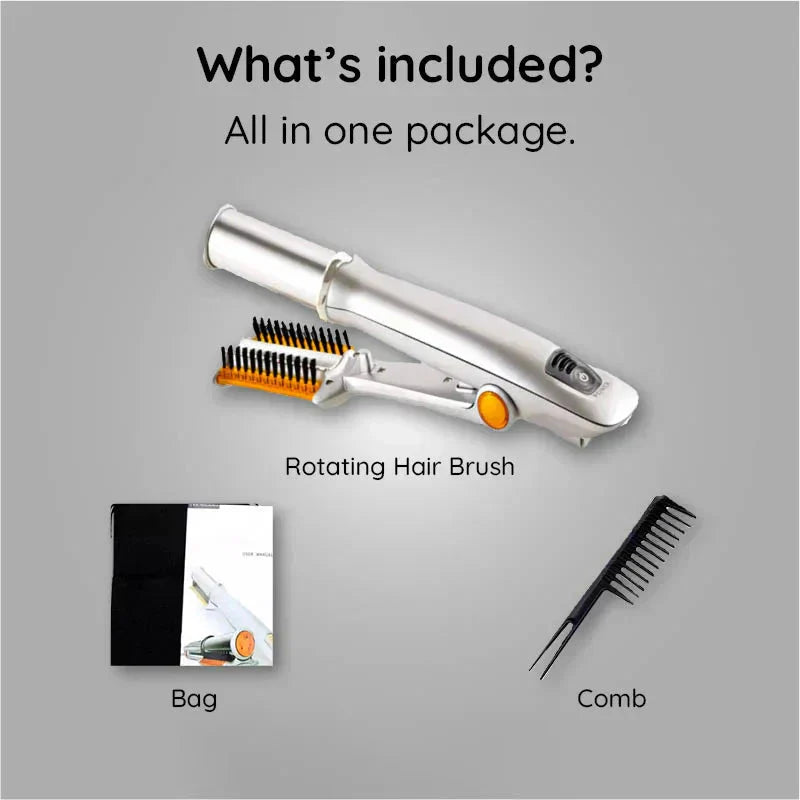 Professional 2 in 1 Rotating Iron Hair Brush-CQA9417477947688-564575 CQA9417477947688