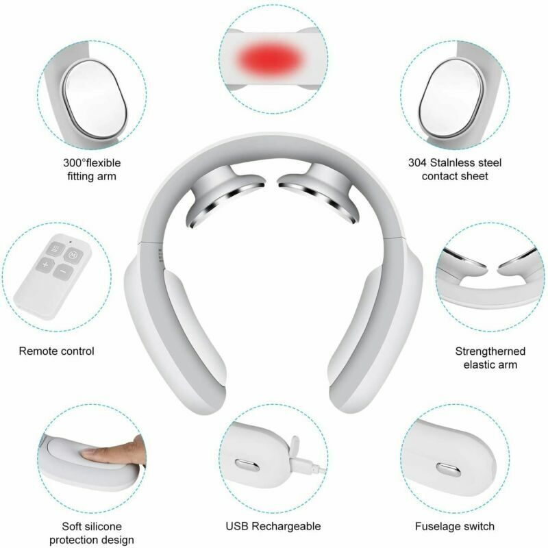 Pulse & Heat Intelligent Neck Massager-CQA9417504719144-564575 CQA9417504719144