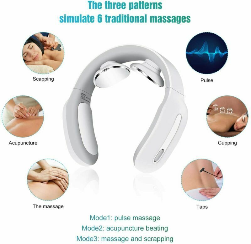 Pulse & Heat Intelligent Neck Massager-CQA9417504719144-564575 CQA9417504719144