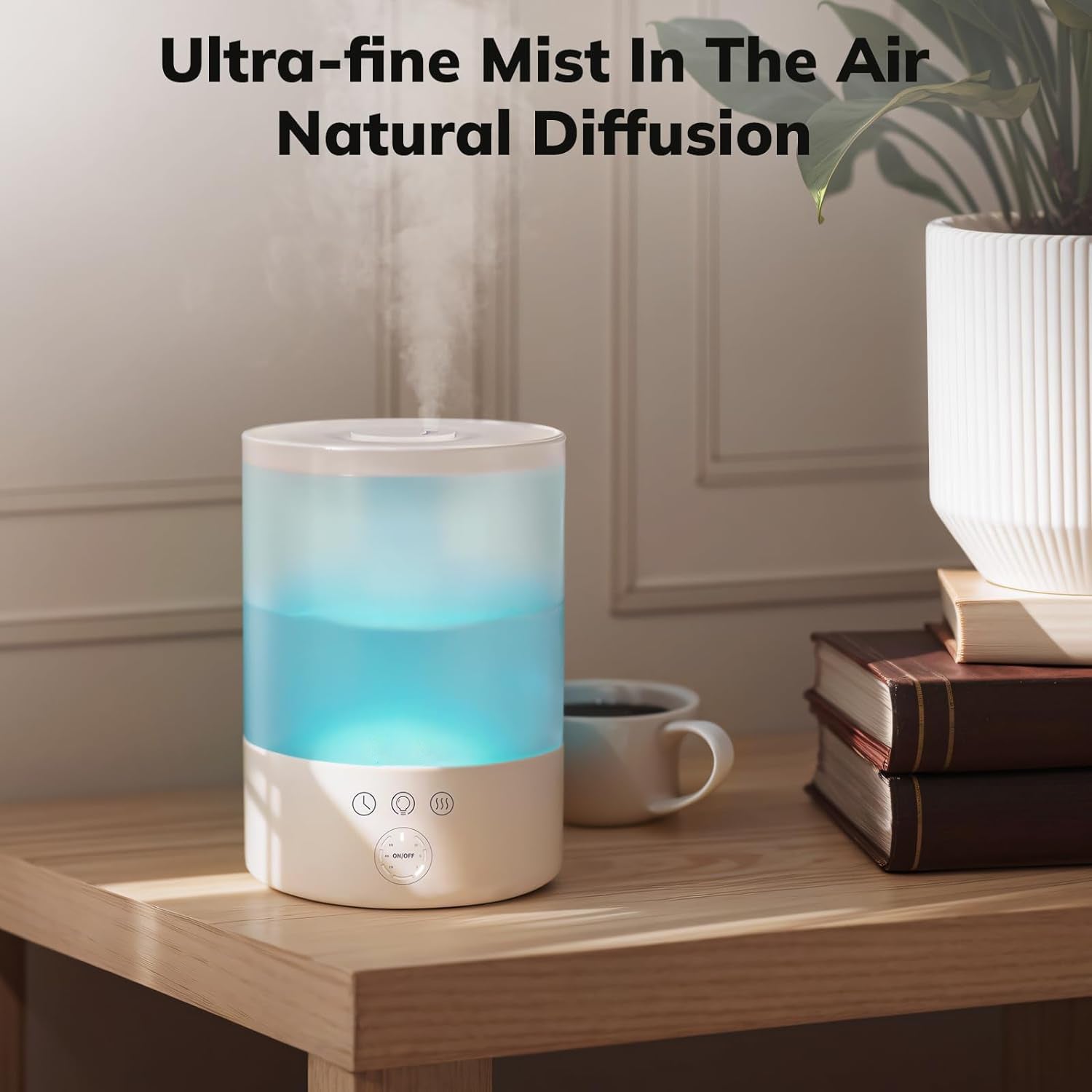 Pure Enrichment Ultrasonic Cool Mist Humidifier For Large Room-CQA9417479061800-564575 CQA9417479061800