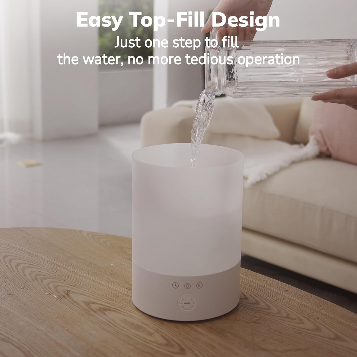 Pure Enrichment Ultrasonic Cool Mist Humidifier For Large Room-CQA9417479061800-564575 CQA9417479061800