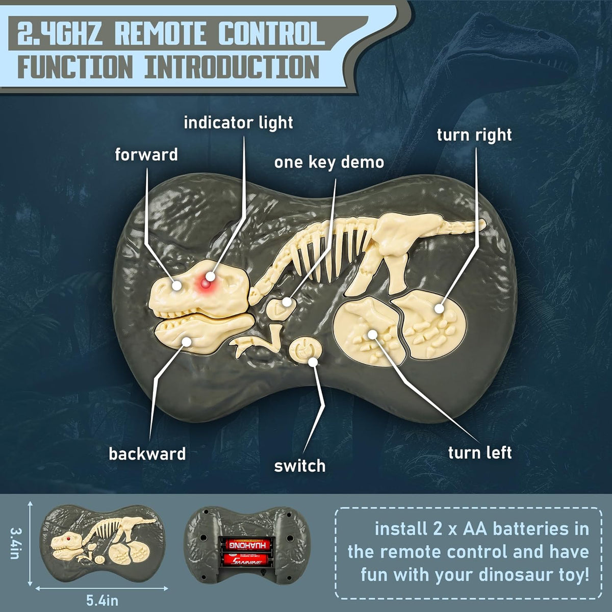 Remote Control Dinosaur-564575 