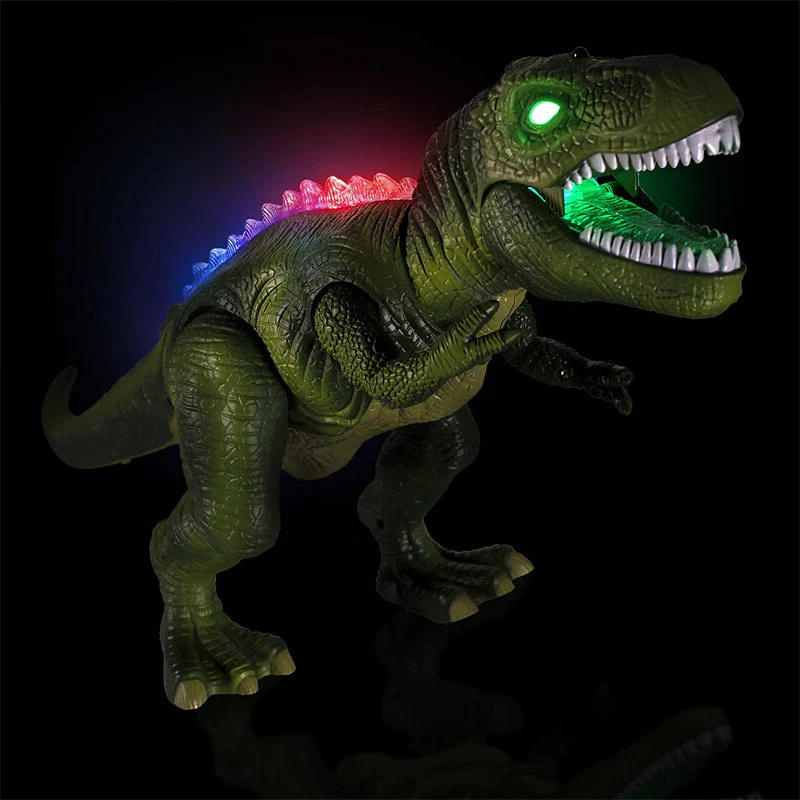 Remote Control T-Rex Dinosaur With LED Light Up, Walking & Roaring Realistic Dinosaur Toys-564575 
