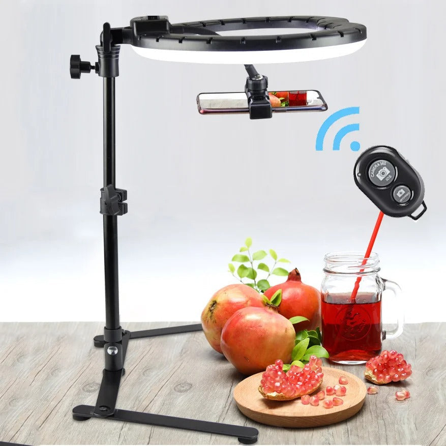 Ring Light Tripod Stand With Phone Holder-CQA9417470509352-564575 CQA9417470509352