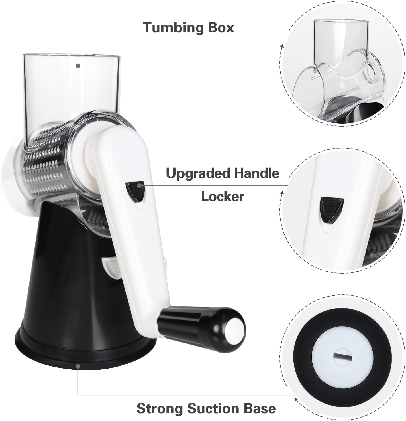 Rotary Cheese Vegetable Manual Grater-CQA9417474507048-564575 CQA9417474507048