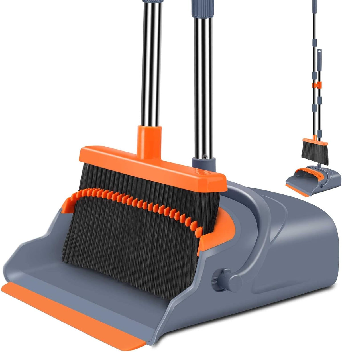 Self-Cleaning Broom And Dustpan Set-CQA9417473425704-564575 CQA9417473425704