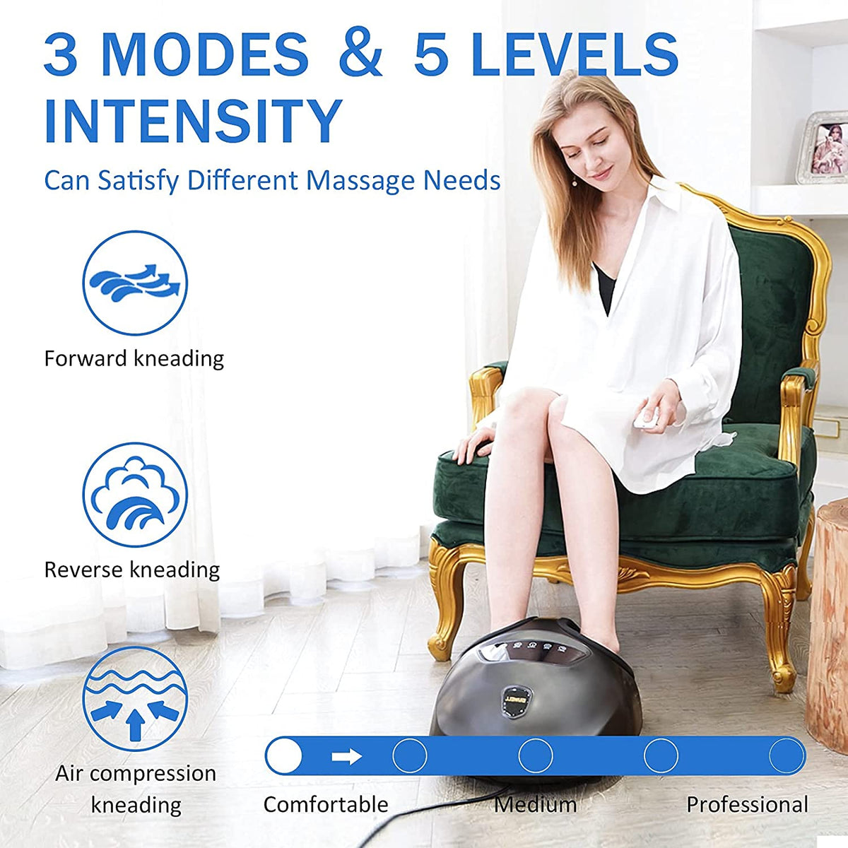 Shiatsu Electric Foot Massager With Heat-CQA9417500786984-564575 CQA9417500786984