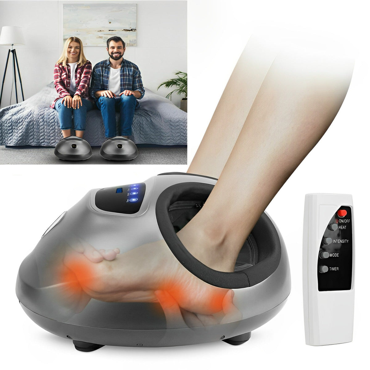 Shiatsu Electric Foot Massager With Heat-CQA9417500786984-564575 CQA9417500786984