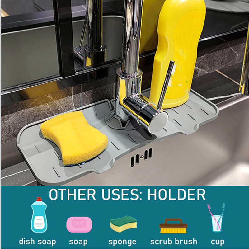 Silicone Faucet Handle Drip Catcher Tray-564575 