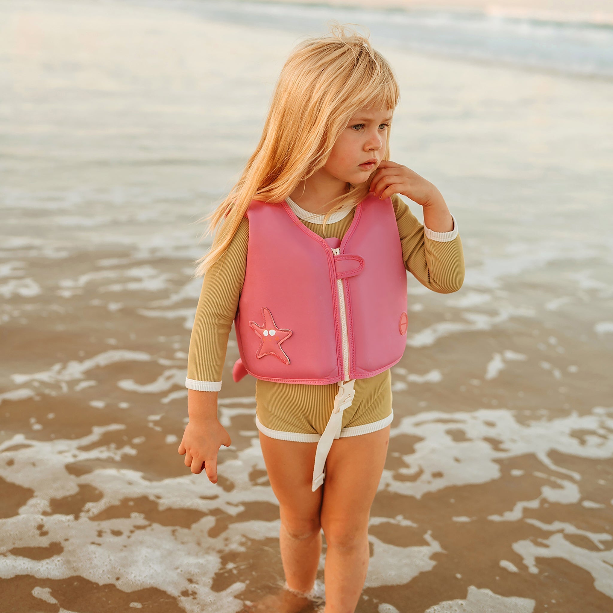 Swim Vest 1-2 | Ocean Treasure Rose-Donrams- S3VVESFDGFDOT